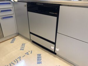 60cm前開き食洗機の取替工事　トーヨーキッチン施工前